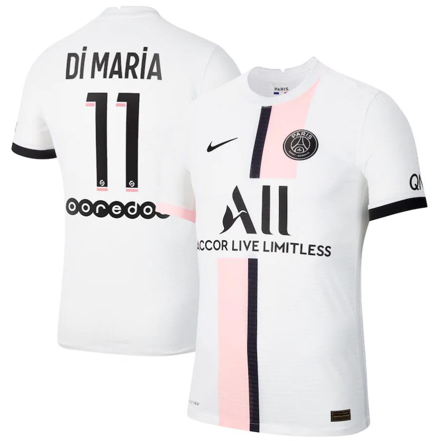 2021/22 Maillot PSG Extérieur Away Kit Soccer Jersey with Di Maria 11 printing